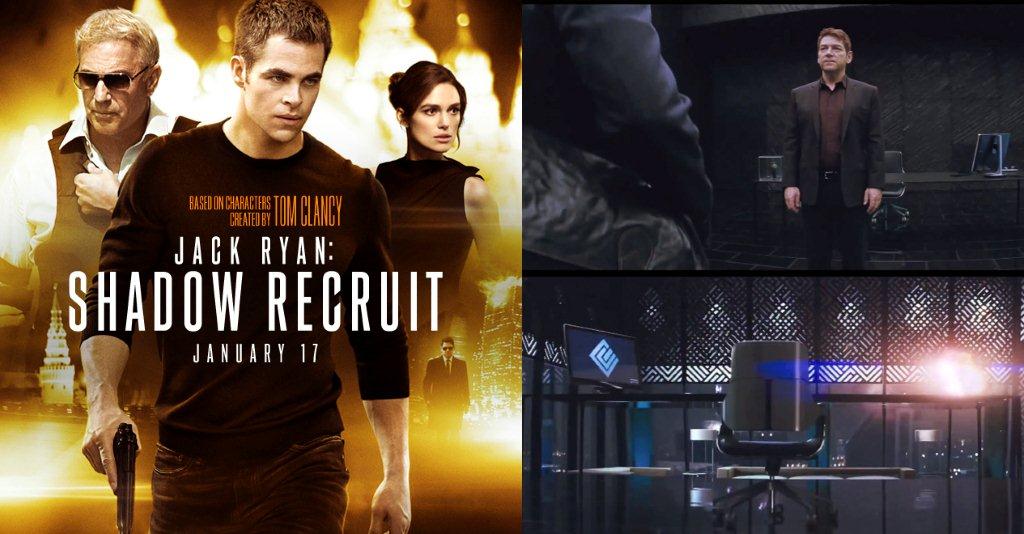 Стильное дизайнерское кресло руководителя Silver в фильме Shadow Recruit 