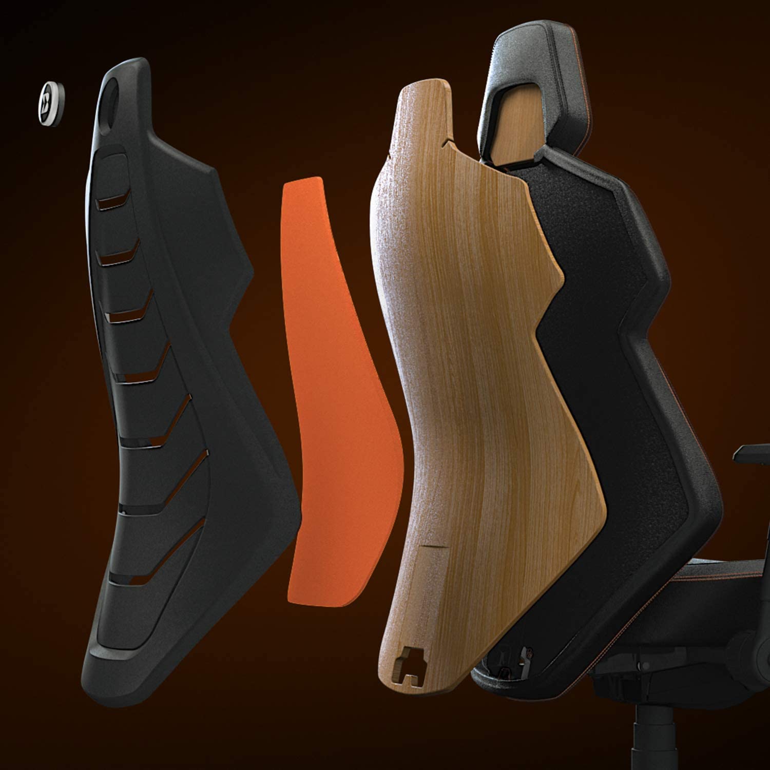 Спинка геймерского кресла Backforce